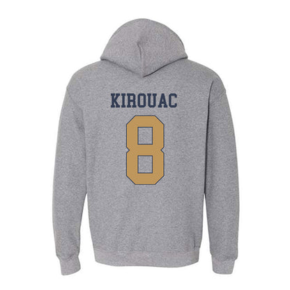 Georgia Tech - NCAA Men's Basketball : Cole Kirouac - Classic Fashion Shersey Hooded Sweatshirt-1