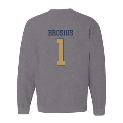 Georgia Tech - NCAA Baseball : Parker Brosius - Classic Fashion Shersey Crewneck Sweatshirt-1