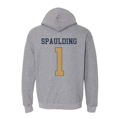 Georgia Tech - NCAA Football : Cayman Spaulding - Classic Fashion Shersey Hooded Sweatshirt-1
