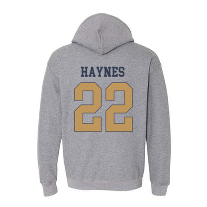 Georgia Tech - NCAA Football : Justice Haynes - Classic Fashion Shersey Hooded Sweatshirt-1