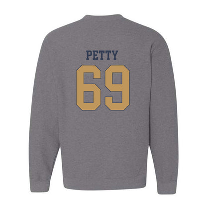Georgia Tech - NCAA Football : Josh Petty - Classic Fashion Shersey Crewneck Sweatshirt-1