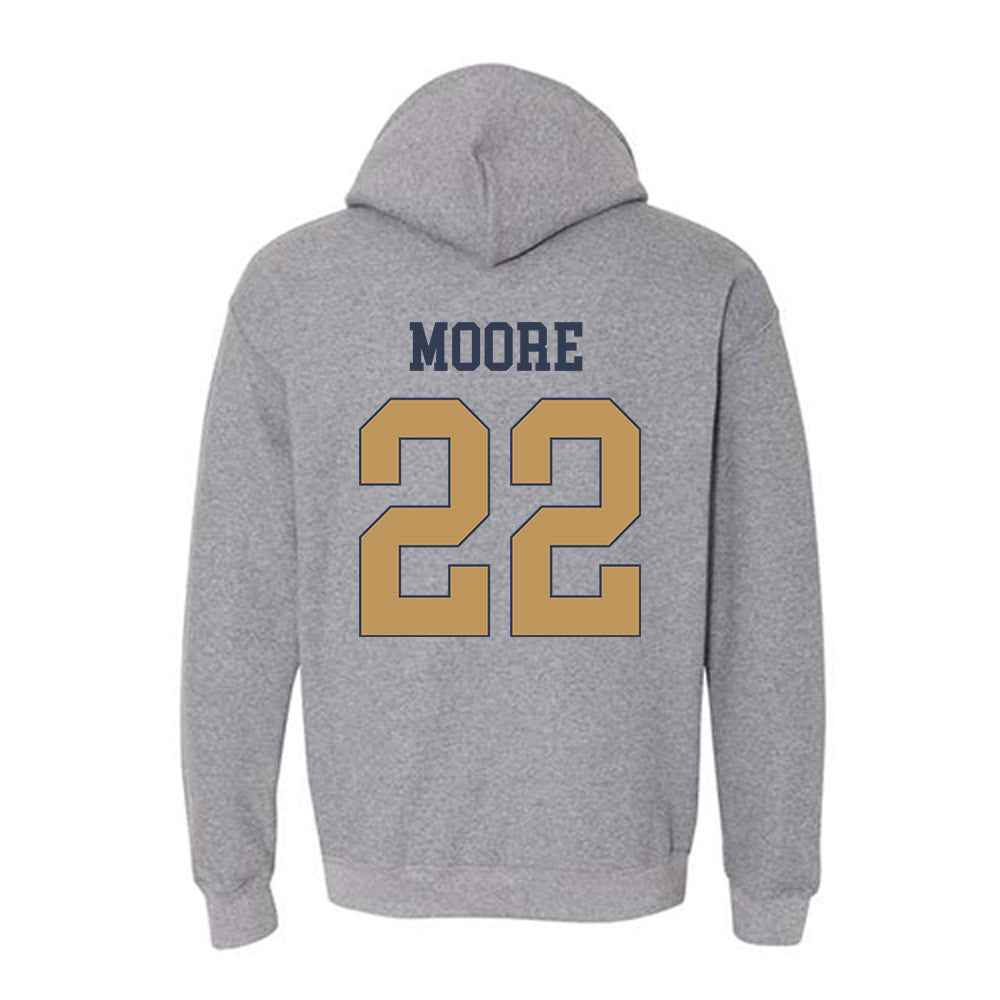Georgia Tech - NCAA Football : D.J. Moore - Classic Fashion Shersey Hooded Sweatshirt-1