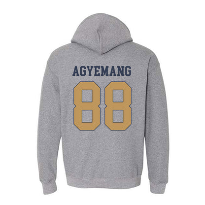 Georgia Tech - NCAA Football : Nathan Agyemang - Classic Fashion Shersey Hooded Sweatshirt-1