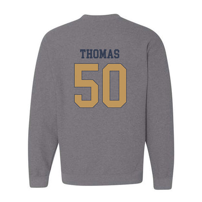 Georgia Tech - NCAA Football : Ronnie Thomas - Classic Fashion Shersey Crewneck Sweatshirt-1