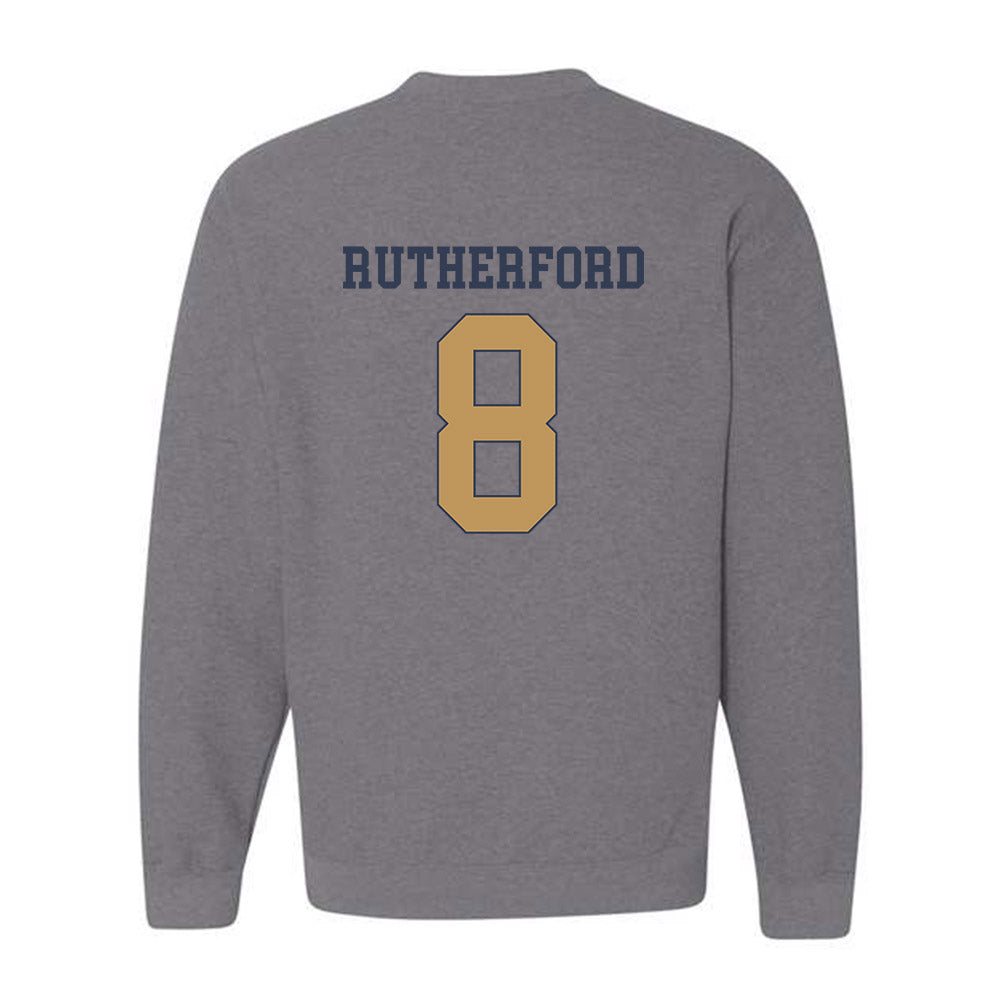 Georgia Tech - NCAA Football : Malik Rutherford - Classic Fashion Shersey Crewneck Sweatshirt-1
