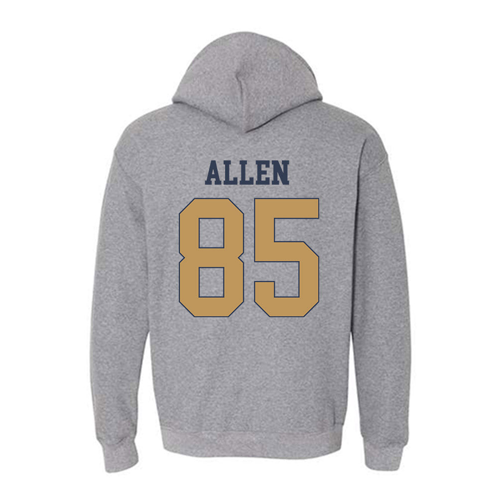 Georgia Tech - NCAA Football : Jordan Allen - Classic Fashion Shersey Hooded Sweatshirt-1