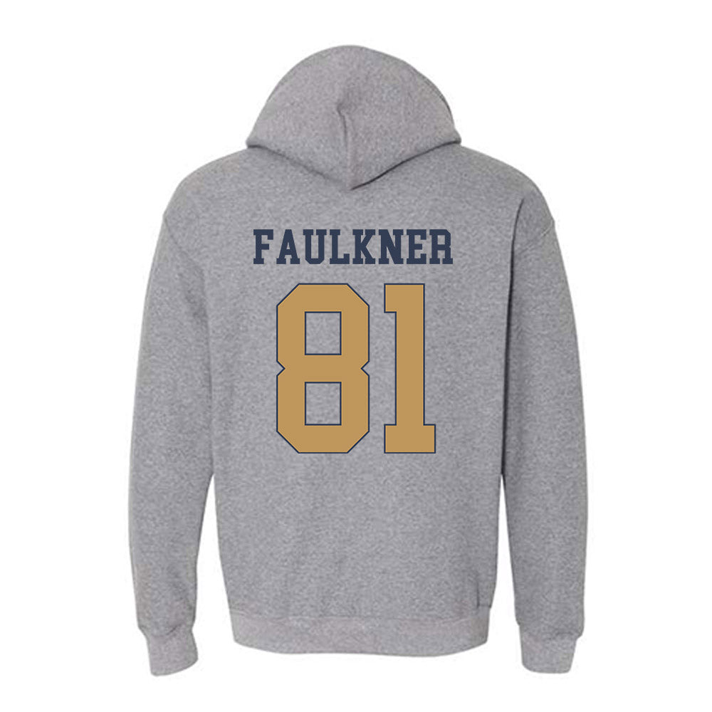 Georgia Tech - NCAA Football : Cal Faulkner - Classic Fashion Shersey Hooded Sweatshirt-1