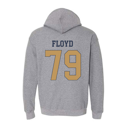 Georgia Tech - NCAA Football : Jordan Floyd - Classic Fashion Shersey Hooded Sweatshirt-1