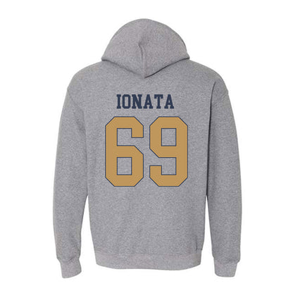 Georgia Tech - NCAA Football : Joseph Ionata - Classic Fashion Shersey Hooded Sweatshirt-1
