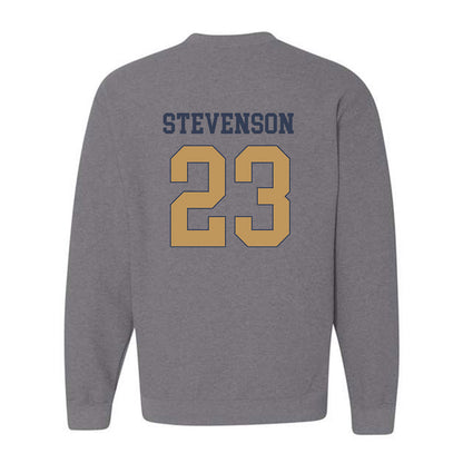 Georgia Tech - NCAA Football : Traeviss Stevenson - Classic Fashion Shersey Crewneck Sweatshirt-1