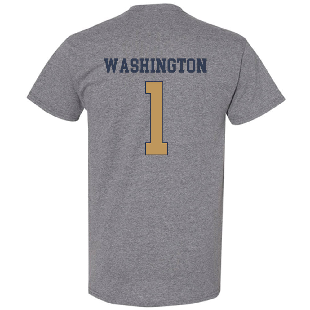 Georgia Tech - NCAA Men's Basketball : Lamar Washington - Classic Fashion Shersey T-Shirt-1