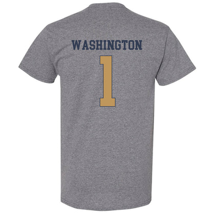 Georgia Tech - NCAA Men's Basketball : Lamar Washington - Classic Fashion Shersey T-Shirt-1