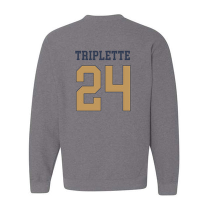 Georgia Tech - NCAA Football : Ronald Triplette - Classic Fashion Shersey Crewneck Sweatshirt-1
