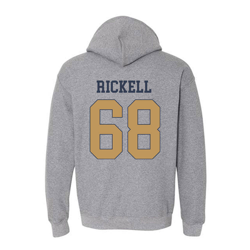 Georgia Tech - NCAA Football : Eli Rickell - Classic Fashion Shersey Hooded Sweatshirt-1