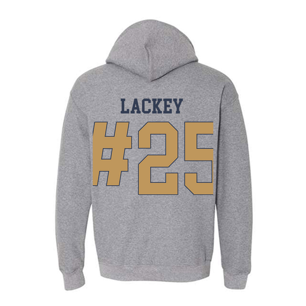 Georgia Tech - NCAA Baseball : Vahn Lackey - Classic Fashion Shersey Hooded Sweatshirt-1