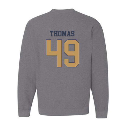 Georgia Tech - NCAA Football : Ronnie Thomas - Classic Fashion Shersey Crewneck Sweatshirt-1