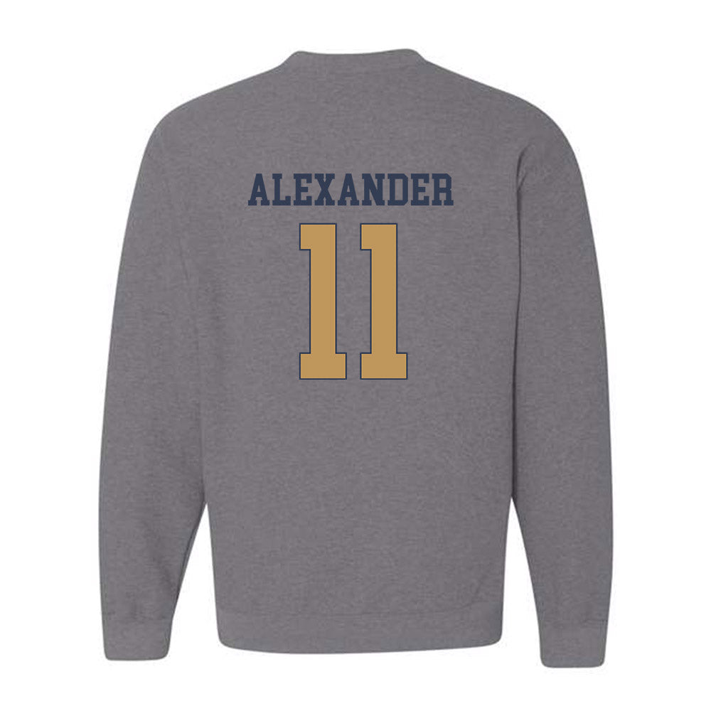 Georgia Tech - NCAA Football : Chad Alexander - Classic Fashion Shersey Crewneck Sweatshirt-1