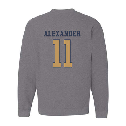 Georgia Tech - NCAA Football : Chad Alexander - Classic Fashion Shersey Crewneck Sweatshirt-1