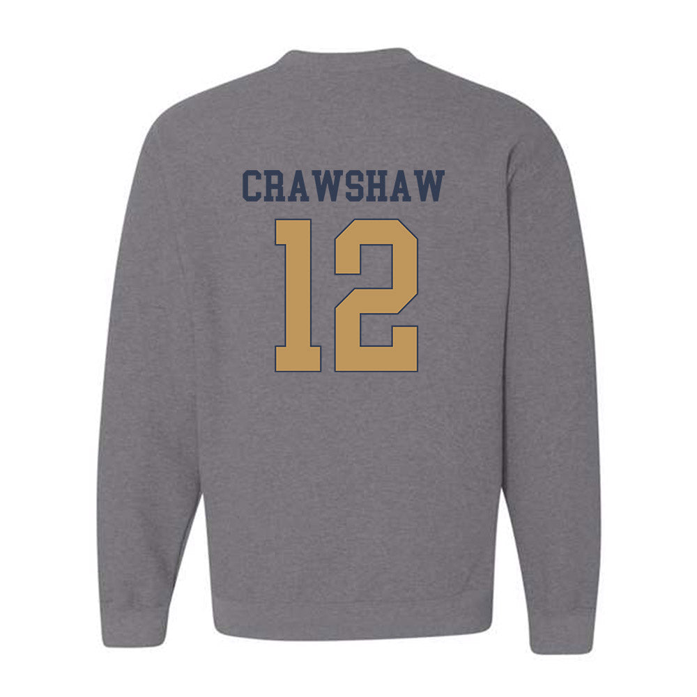 Georgia Tech - NCAA Women's Basketball : Jada Crawshaw - Classic Fashion Shersey Crewneck Sweatshirt-1