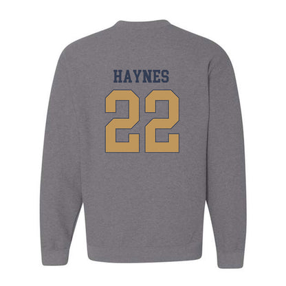Georgia Tech - NCAA Football : Justice Haynes - Classic Fashion Shersey Crewneck Sweatshirt-1