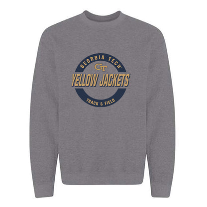 Georgia Tech - NCAA Women's Track & Field : Kendall Ward - Classic Fashion Shersey Crewneck Sweatshirt-0