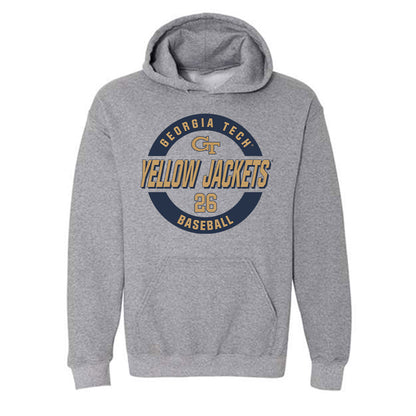 Georgia Tech - NCAA Baseball : Jamie Vicens - Classic Fashion Shersey Hooded Sweatshirt-0