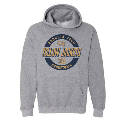 Georgia Tech - NCAA Women's Basketball : D'Asia Thomas - Classic Fashion Shersey Hooded Sweatshirt-0
