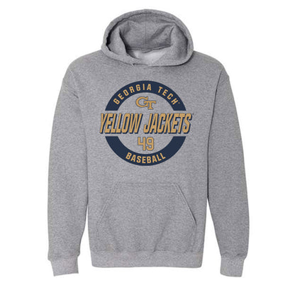 Georgia Tech - NCAA Baseball : Kayden Campbell - Classic Fashion Shersey Hooded Sweatshirt-0