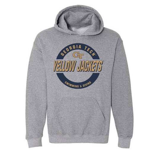 Georgia Tech - NCAA Women's Swimming & Diving : MaryGrace Guzzino - Classic Fashion Shersey Hooded Sweatshirt-0
