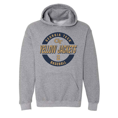 Georgia Tech - NCAA Baseball : Jarren Advincula - Classic Fashion Shersey Hooded Sweatshirt-0