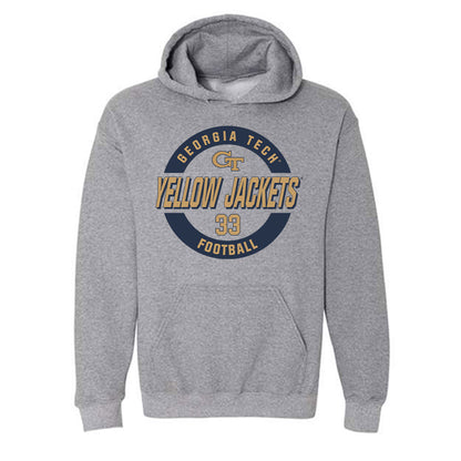 Georgia Tech - NCAA Football : Aidan Birr - Classic Fashion Shersey Hooded Sweatshirt-0