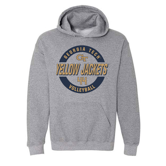 Georgia Tech - NCAA Women's Volleyball : Willow Weninger - Classic Fashion Shersey Hooded Sweatshirt-0