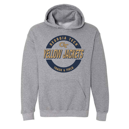 Georgia Tech - NCAA Women's Track & Field : Sarah Noel - Classic Fashion Shersey Hooded Sweatshirt-0