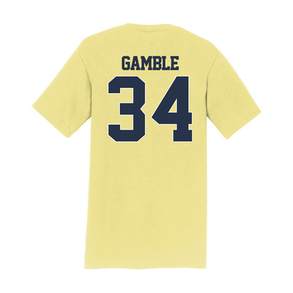 Georgia Tech - NCAA Football : CJ Gamble - Classic Shersey T-Shirt-1