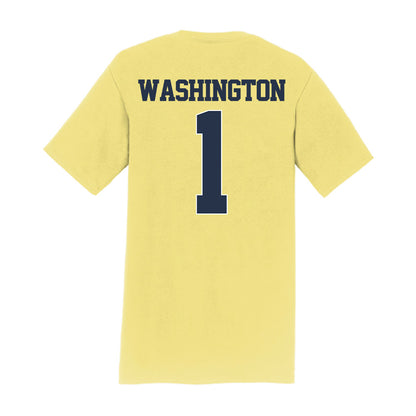 Georgia Tech - NCAA Men's Basketball : Lamar Washington - Classic Shersey T-Shirt-1