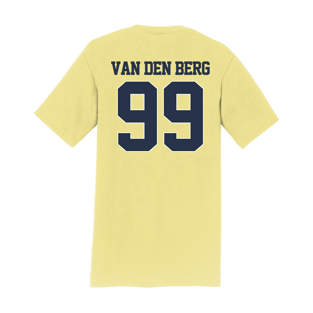 Georgia Tech - NCAA Football : Jordan van den Berg - Classic Shersey T-Shirt-1