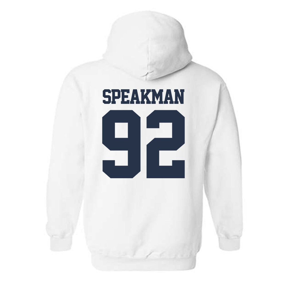 Georgia Tech - NCAA Football : Christian Speakman - Classic Fashion Shersey Hooded Sweatshirt-1