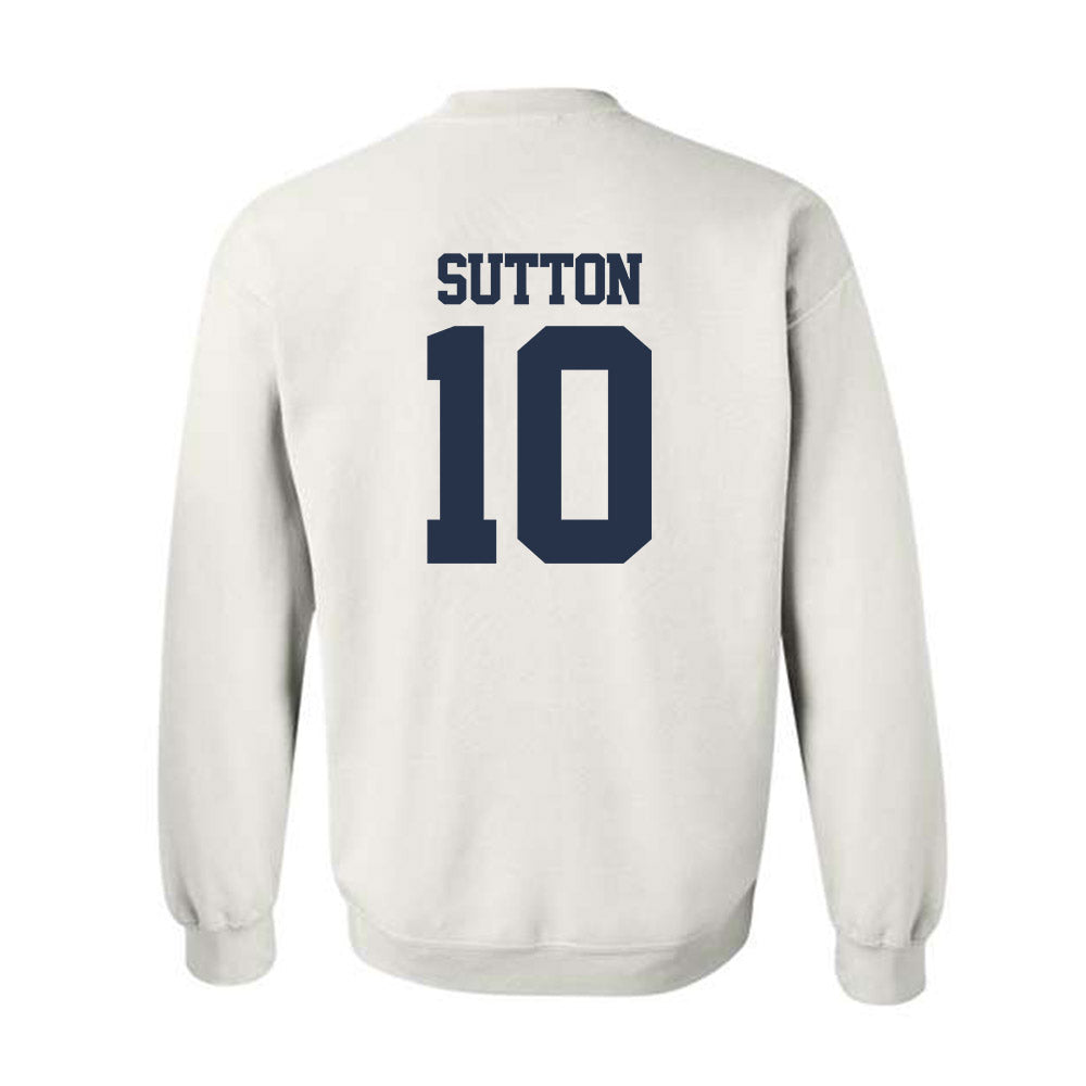 Georgia Tech - NCAA Men's Basketball : Darrions Sutton - Classic Fashion Shersey Crewneck Sweatshirt-1