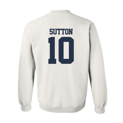Georgia Tech - NCAA Men's Basketball : Darrions Sutton - Classic Fashion Shersey Crewneck Sweatshirt-1