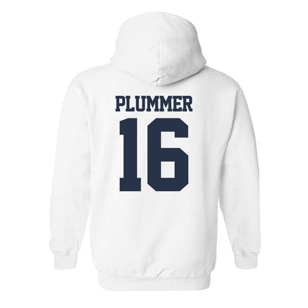 Georgia Tech - NCAA Football : Jaiven Plummer - Classic Fashion Shersey Hooded Sweatshirt-1
