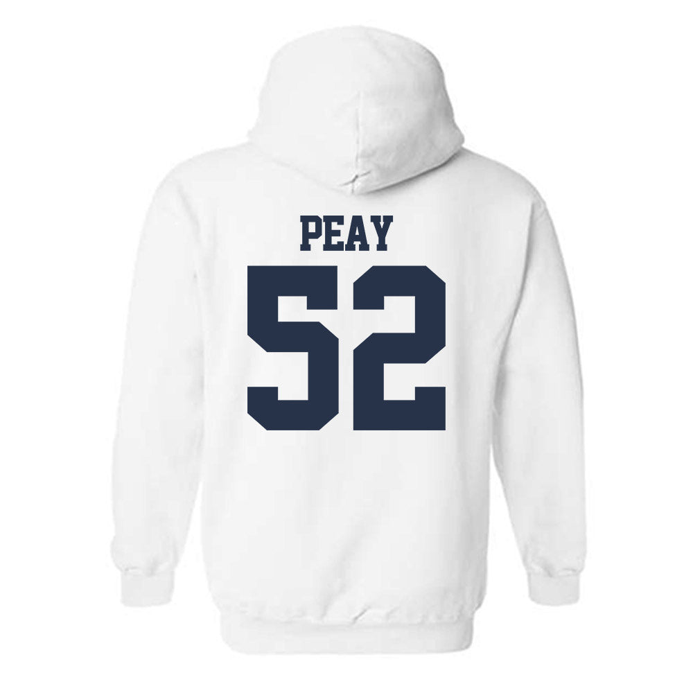Georgia Tech - NCAA Football : Kevin Peay - Classic Fashion Shersey Hooded Sweatshirt-1