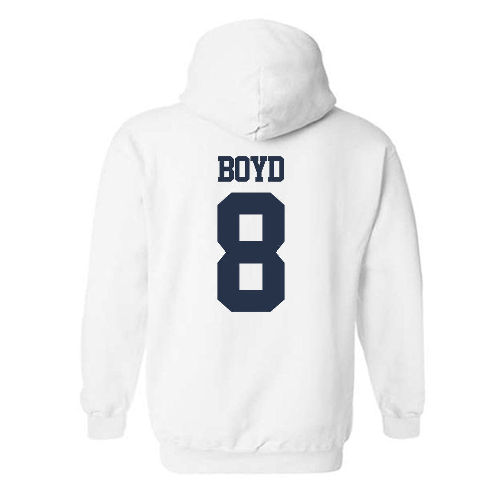 Georgia Tech - NCAA Football : Jordan Boyd - Classic Fashion Shersey Hooded Sweatshirt-1