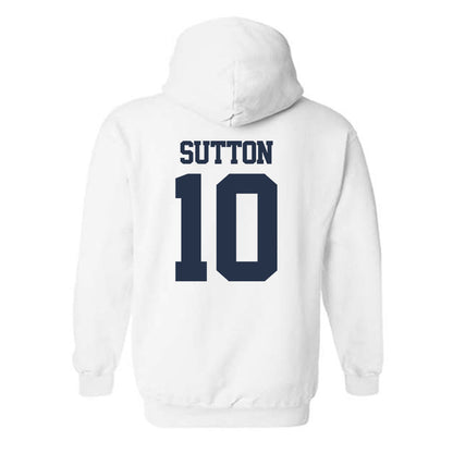 Georgia Tech - NCAA Men's Basketball : Darrions Sutton - Classic Fashion Shersey Hooded Sweatshirt-1