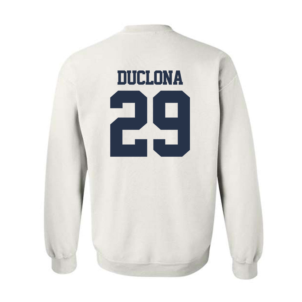 Georgia Tech - NCAA Football : Jonas Duclona - Classic Fashion Shersey Crewneck Sweatshirt-1