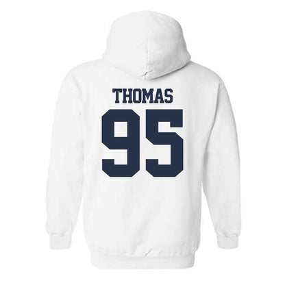 Georgia Tech - NCAA Football : Tawfiq Thomas - Classic Fashion Shersey Hooded Sweatshirt-1