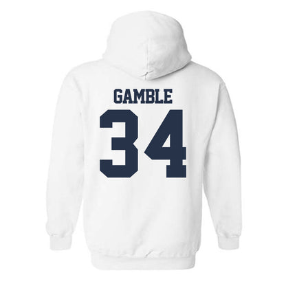 Georgia Tech - NCAA Football : CJ Gamble - Classic Fashion Shersey Hooded Sweatshirt-1