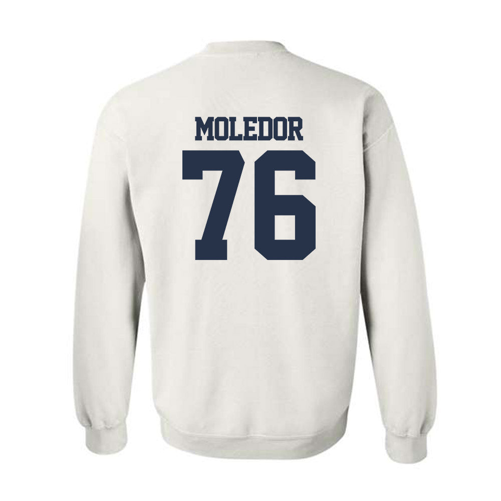 Georgia Tech - NCAA Football : Krew Moledor - Classic Fashion Shersey Crewneck Sweatshirt-1