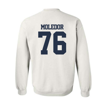 Georgia Tech - NCAA Football : Krew Moledor - Classic Fashion Shersey Crewneck Sweatshirt-1