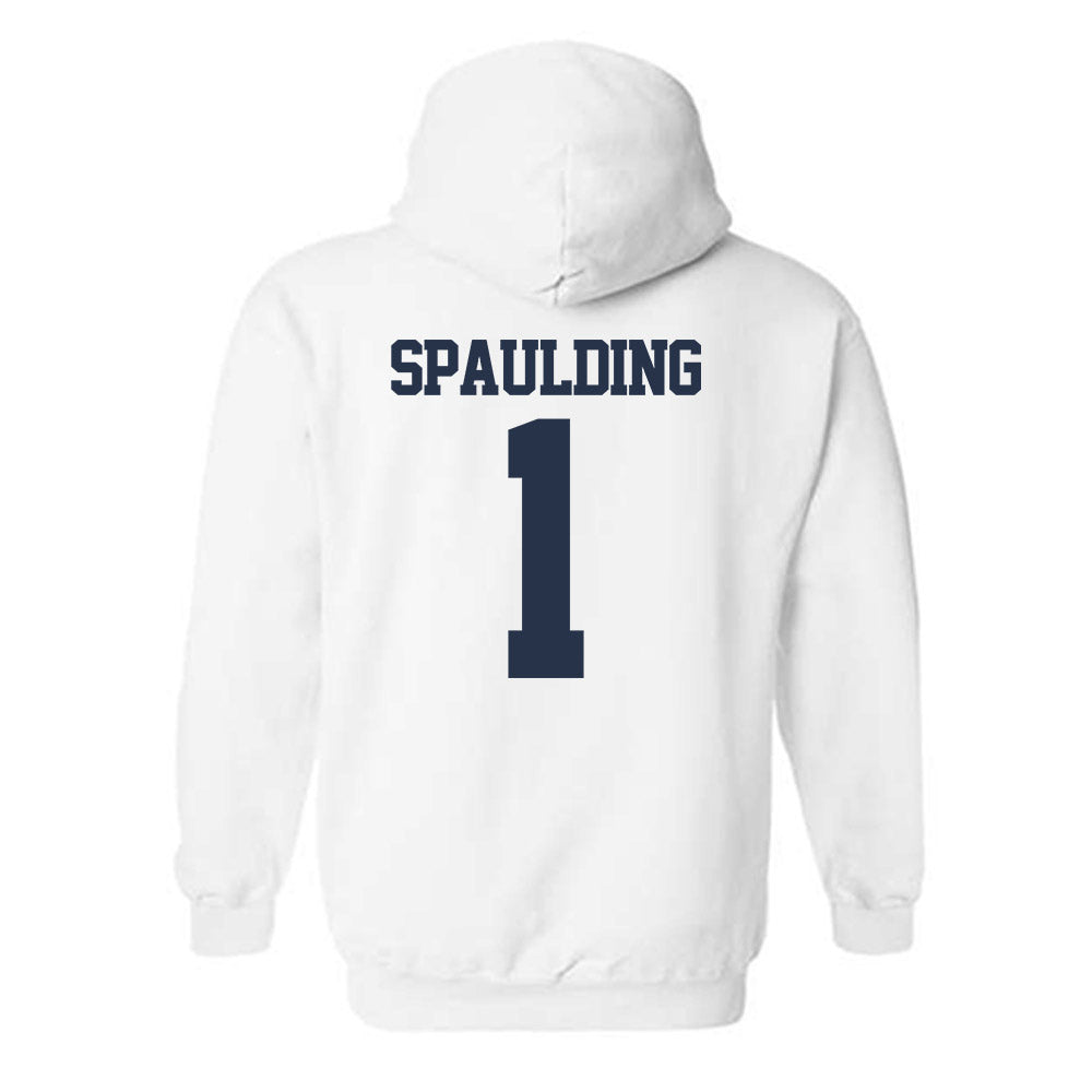 Georgia Tech - NCAA Football : Cayman Spaulding - Classic Fashion Shersey Hooded Sweatshirt-1