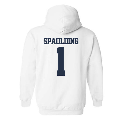 Georgia Tech - NCAA Football : Cayman Spaulding - Classic Fashion Shersey Hooded Sweatshirt-1
